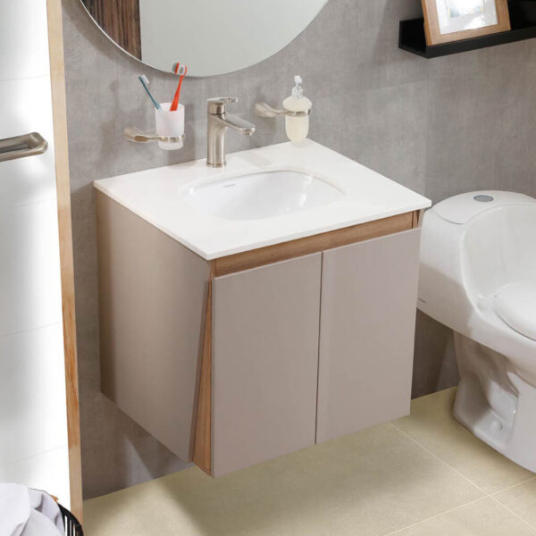 Mueble de Baño Cascade Vital 60 + Lavatorio Blanco