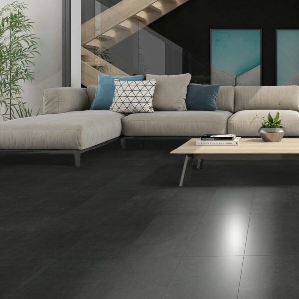 Porcelanato Rectificado Gravel Black