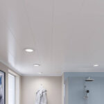 Tablilla Laminada para Cielo PVC Blanco Mate